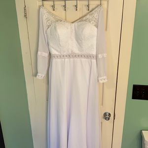 Custom made wedding dress size 16
